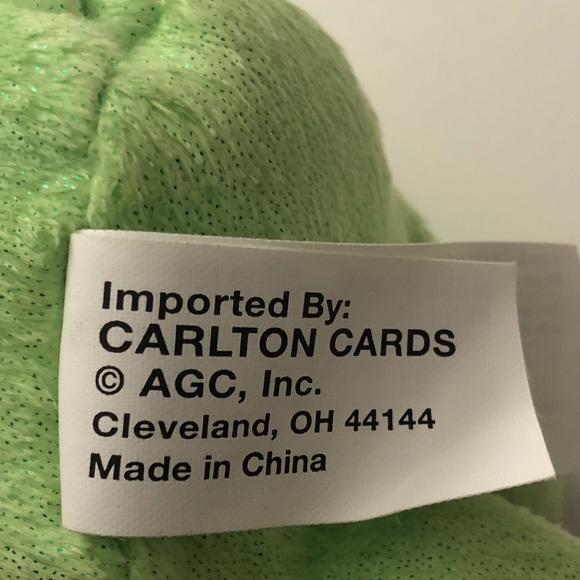 CARE BEARS- GOOD LUCK SHAMROCK 8 INCH CARE BEAR FROM EARLY 2000’S - Picture 10 of 14